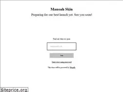 Sites similar to manoahskin.com