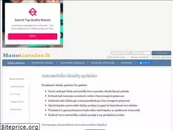 Sites similar to manogarazas.lt