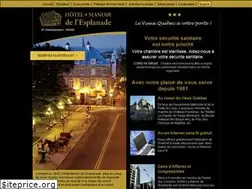 Sites similar to manoiresplanade.ca