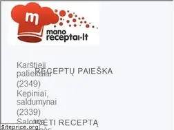 Sites similar to manoreceptai.lt