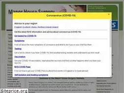 Sites similar to manorhousesurgery.co.uk
