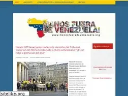 Sites similar to manosfueradevenezuela.org