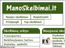Sites similar to manoskelbimai.lt