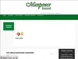 Sites similar to manpowerdemand.com