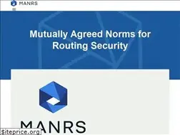 Sites similar to manrs.org