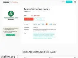 Sites similar to mansformation.com