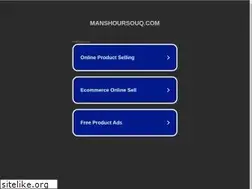 Sites similar to manshoursouq.com