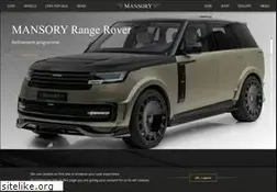 Sites similar to mansory.com