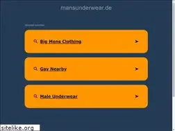 Sites similar to mansunderwear.de