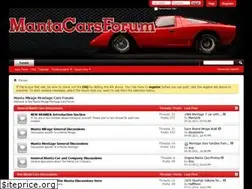 Sites similar to mantacarsforum.com
