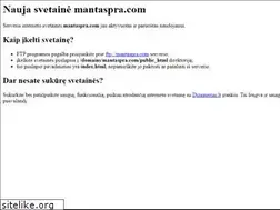 Sites similar to mantaspra.com