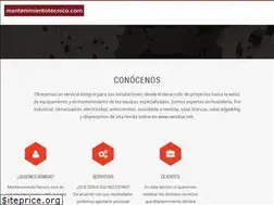 Sites similar to mantenimientotecnico.com