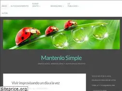 Sites similar to mantenlosimple.com