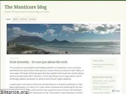 Sites similar to manticoreblog.wordpress.com