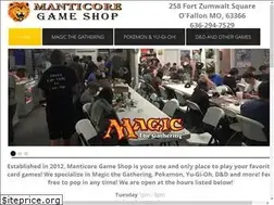 Sites similar to manticoregameshop.com