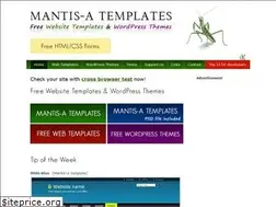 Sites similar to mantisatemplates.com