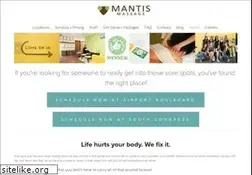 Sites similar to mantismassage.com
