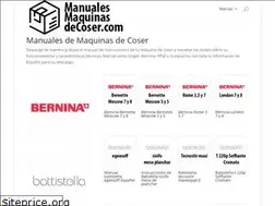 Sites similar to manualesmaquinasdecoser.com
