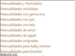 Sites similar to manualidadesyreciclados.com
