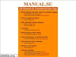 Sites similar to manuals.su