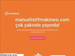 Sites similar to manuelistifmakinesi.com