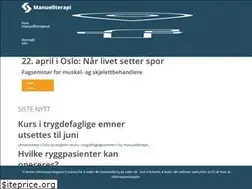 Sites similar to manuellterapi.no