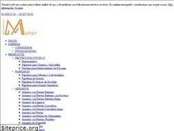 Sites similar to manufacturasmaher.com