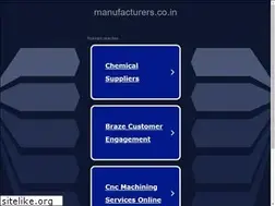 Sites similar to manufacturers.co.in