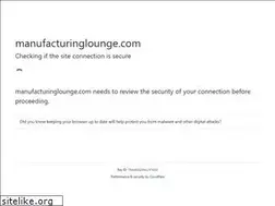 Sites similar to manufacturinglounge.com