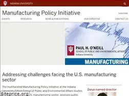 Sites similar to manufacturingpolicy.indiana.edu