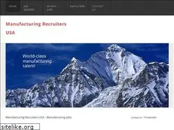 Sites similar to manufacturingrecruitersusa.com
