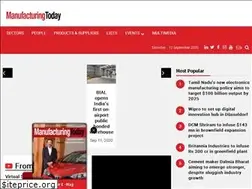 Sites similar to manufacturingtodayindia.com
