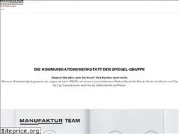 Sites similar to manufaktur.spiegel.de