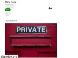 Sites similar to manurana.medium.com
