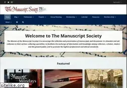 Sites similar to manuscript.org