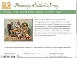 Sites similar to manuscriptcookbookssurvey.com