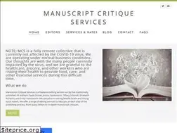 Sites similar to manuscriptcritiqueservices.com