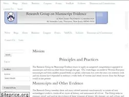 Sites similar to manuscriptevidence.org