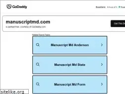 Sites similar to manuscriptmd.com