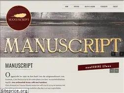 Sites similar to manuscriptoostende.be