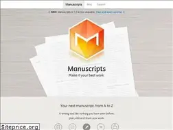 Sites similar to manuscriptsapp.com