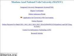 Sites similar to manuucoe.in