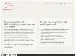 Sites similar to manvanhetwoord.nl