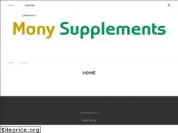Sites similar to manysupplements.com