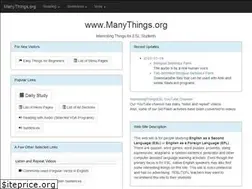 Sites similar to manythings.org