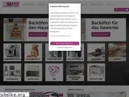 Sites similar to manz-backtechnik.de