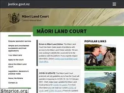 Sites similar to maorilandcourt.govt.nz