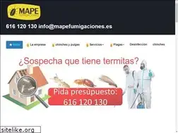 Sites similar to mapefumigaciones.es