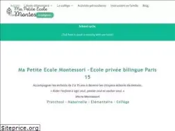Sites similar to mapetiteecolemontessori.com