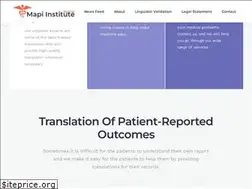 Sites similar to mapi-institute.com